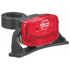 Planet Bike 3 Led Tail Light With Helmet Mount
