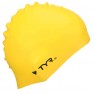 TYR Wrinkle-Free Silicon Swim Cap, Yellow