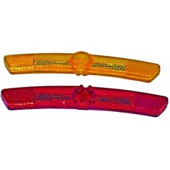 Action Wheel Short Reflector, Red/Orange